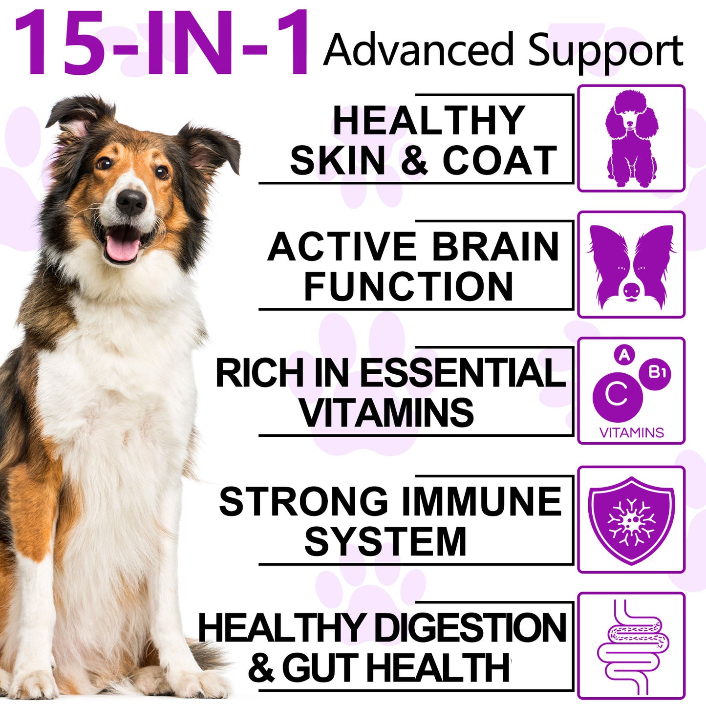 15 in 1 Dog Multivitamins and Supplements