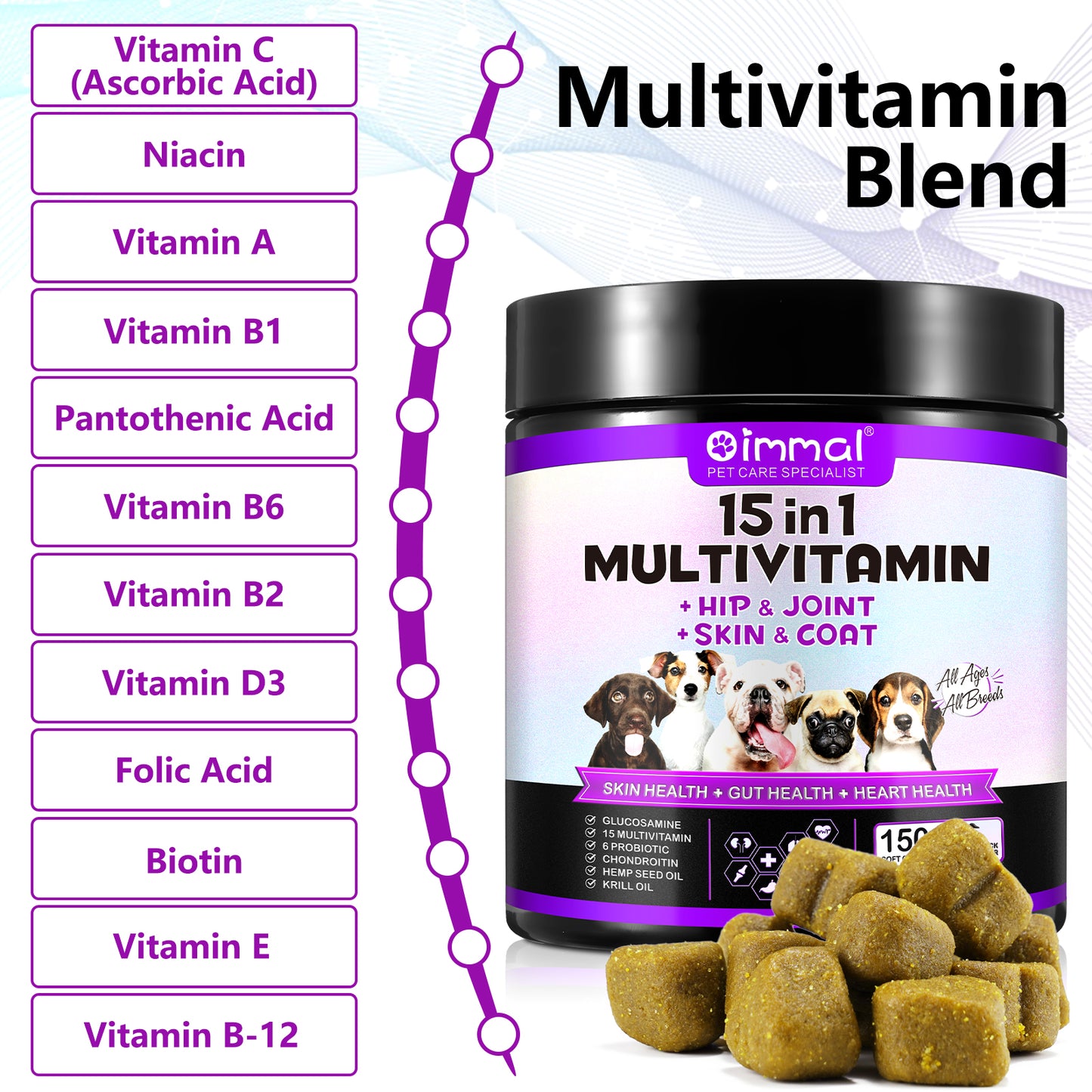 15 in 1 Dog Multivitamins and Supplements