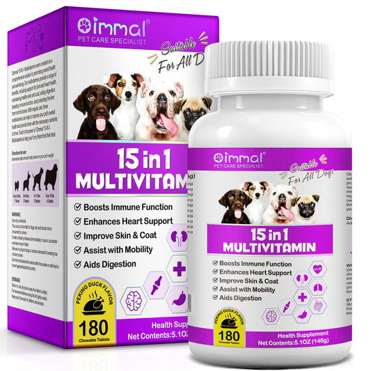 15 IN 1 MULTIVITAMIN TABLETS FOR DOGS