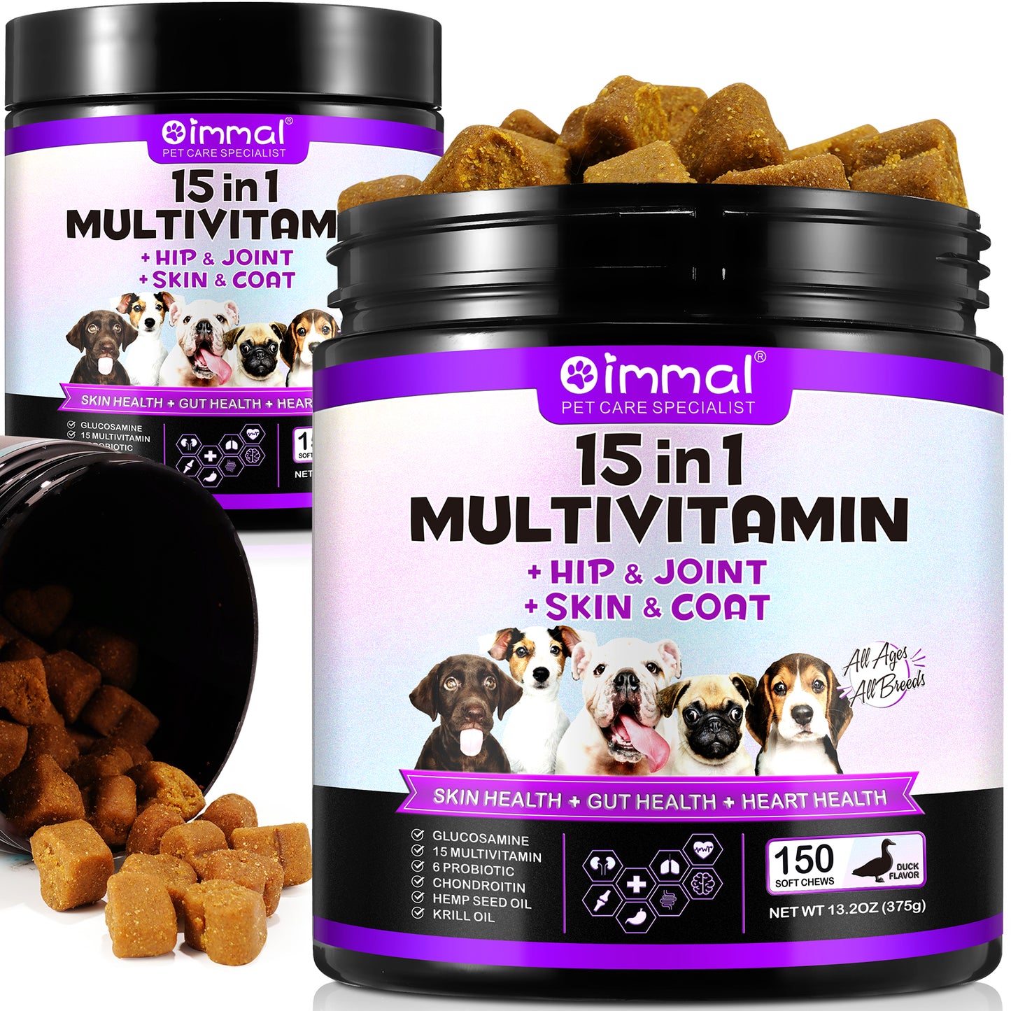 15 in 1 Dog Multivitamins and Supplements