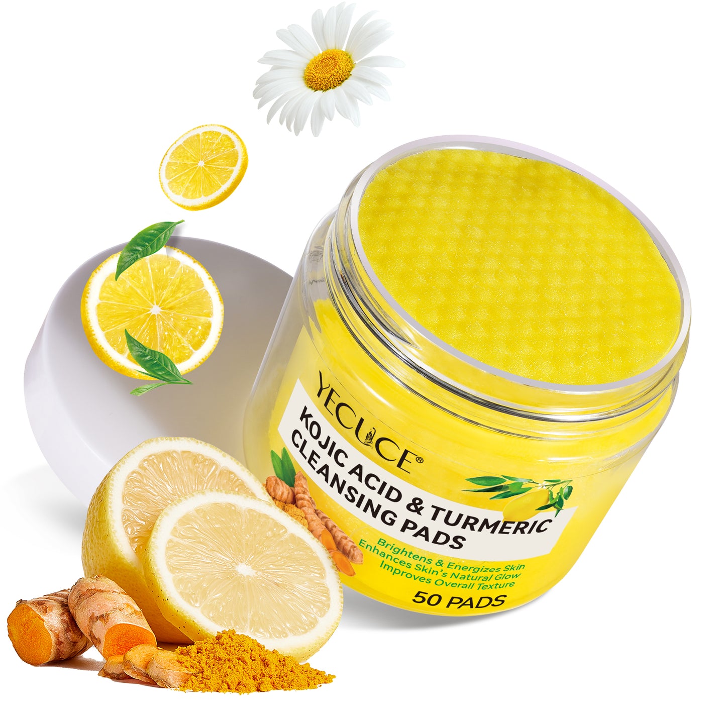 Kojic Acid & Turmeric Facial Cleansing Pads